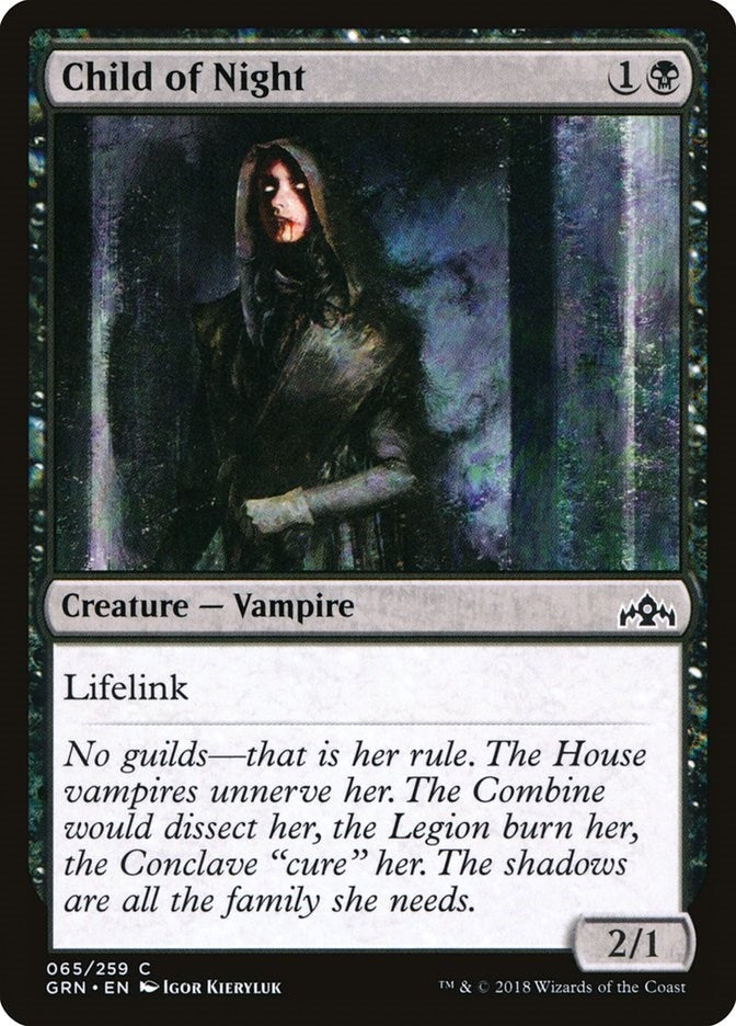 Image for Child of Night (Guilds of Ravnica) (65) - Magic: The Gathering
