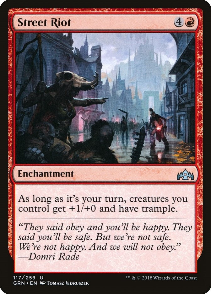 Image for Street Riot (Guilds of Ravnica) (117) - Magic: The Gathering