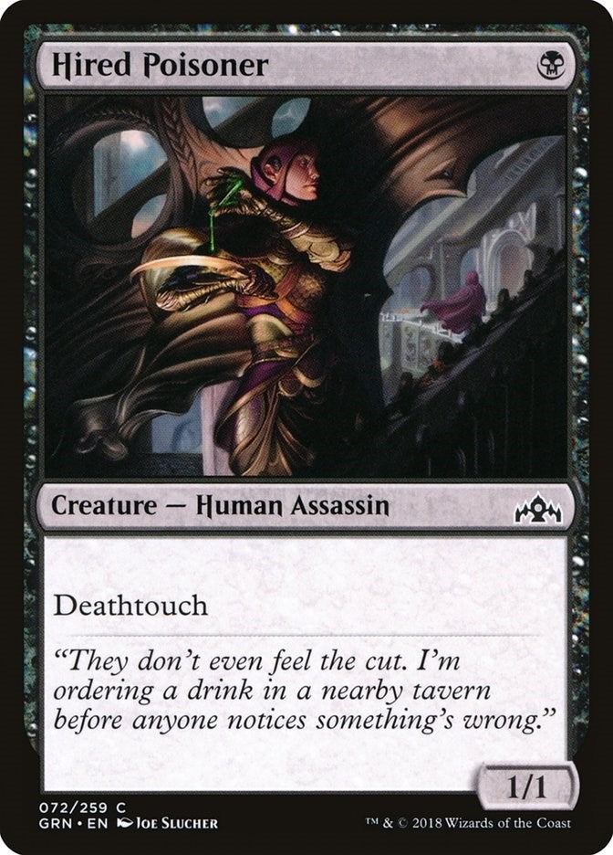 Image for Hired Poisoner (Guilds of Ravnica) (72) - Magic: The Gathering