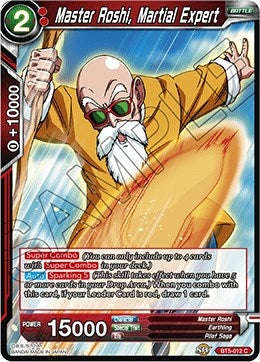 Image for Master Roshi, Martial Expert (Miraculous Revival) (BT5-012) - Dragon Ball Super: Masters