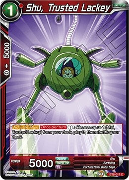 Image for Shu, Trusted Lackey (Miraculous Revival) (BT5-017) - Dragon Ball Super: Masters