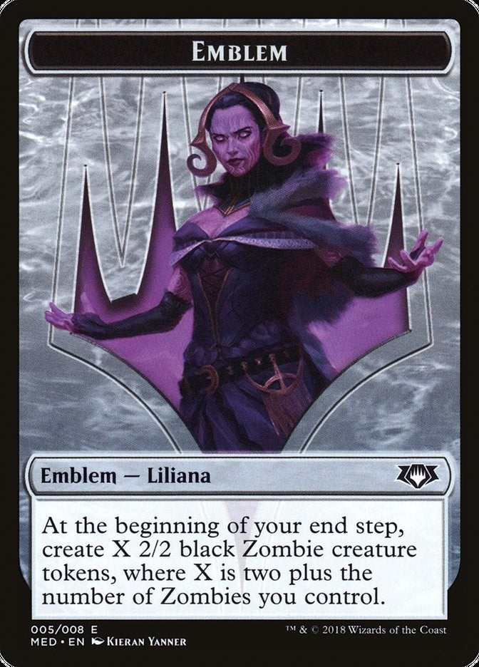 Image for Emblem - Liliana, the Last Hope (Mythic Edition: Guilds of Ravnica) (5) - Magic: The Gathering