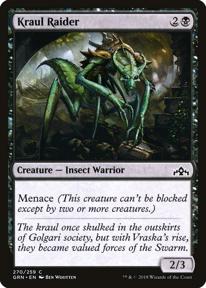 Image for Kraul Raider (Guilds of Ravnica) (270) - Magic: The Gathering