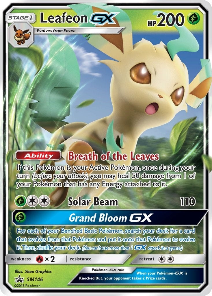 Image for Leafeon GX - SM146 (SM Promos) (SM146) - Pokemon