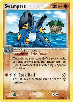 Image for Swampert - 27/100 (EX Crystal Guardians) (Deck Exclusives) (027/100) - Pokemon