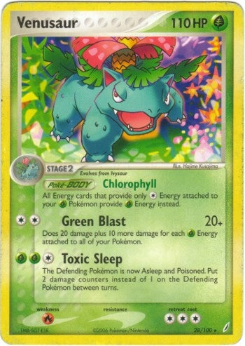 Image for Venusaur - 28/100 (EX Crystal Guardians) (Deck Exclusives) (028/100) - Pokemon