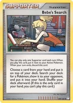 Image for Bebe's Search - 109/123 (Cosmos Holofoil) (Miscellaneous Cards & Products) (109/123) - Pokemon