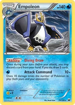 Image for Empoleon - 29/108 (Battle Arena Deck Exclusive) (Deck Exclusives) (029/108) - Pokemon