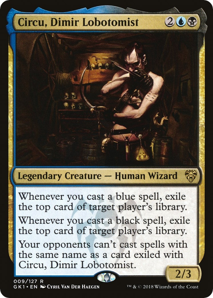 Image for Circu, Dimir Lobotomist (Guilds of Ravnica: Guild Kits) (9) - Magic: The Gathering