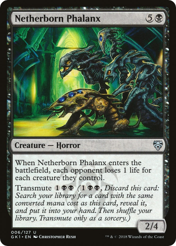 Image for Netherborn Phalanx (Guilds of Ravnica: Guild Kits) (6) - Magic: The Gathering