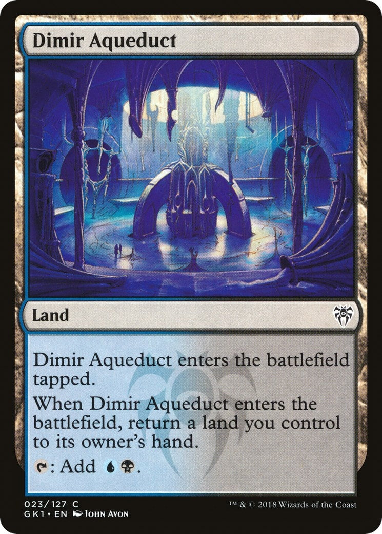 Image for Dimir Aqueduct (Guilds of Ravnica: Guild Kits) (23) - Magic: The Gathering