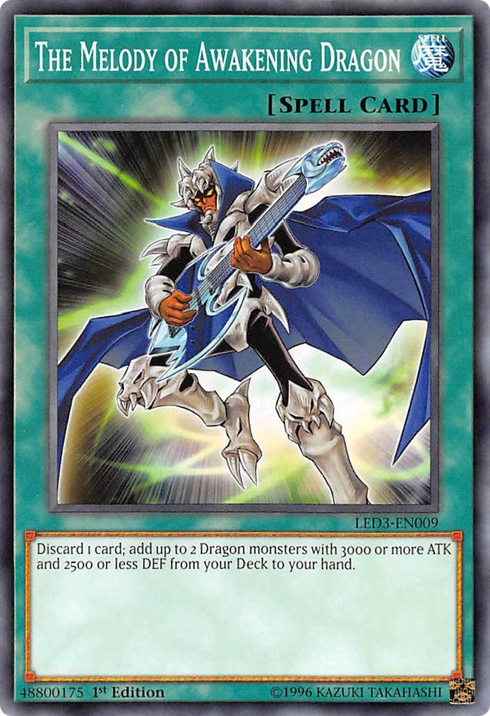 Image for The Melody of Awakening Dragon (Legendary Duelists: White Dragon Abyss) (LED3-EN009) - YuGiOh