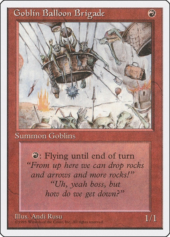Image for Goblin Balloon Brigade (Fourth Edition) - Magic: The Gathering