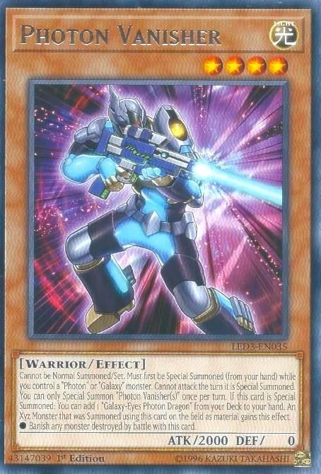 Image for Photon Vanisher (Legendary Duelists: White Dragon Abyss) (LED3-EN035) - YuGiOh