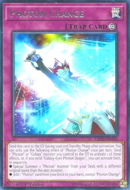 Image for Photon Change (Legendary Duelists: White Dragon Abyss) (LED3-EN038) - YuGiOh