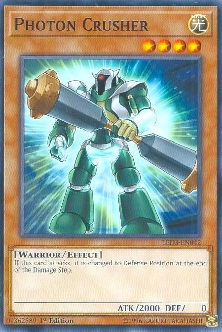 Image for Photon Crusher (Legendary Duelists: White Dragon Abyss) (LED3-EN042) - YuGiOh