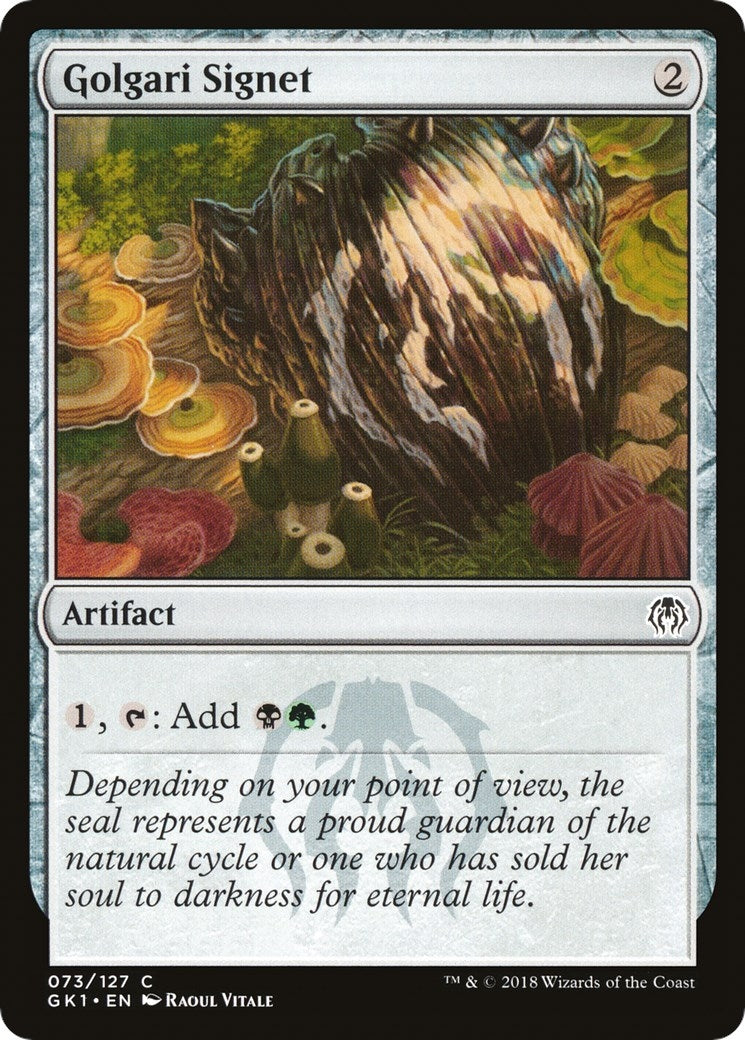 Image for Golgari Signet (Guilds of Ravnica: Guild Kits) (73) - Magic: The Gathering