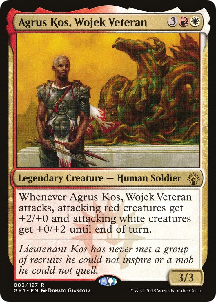 Image for Agrus Kos, Wojek Veteran (Guilds of Ravnica: Guild Kits) (83) - Magic: The Gathering