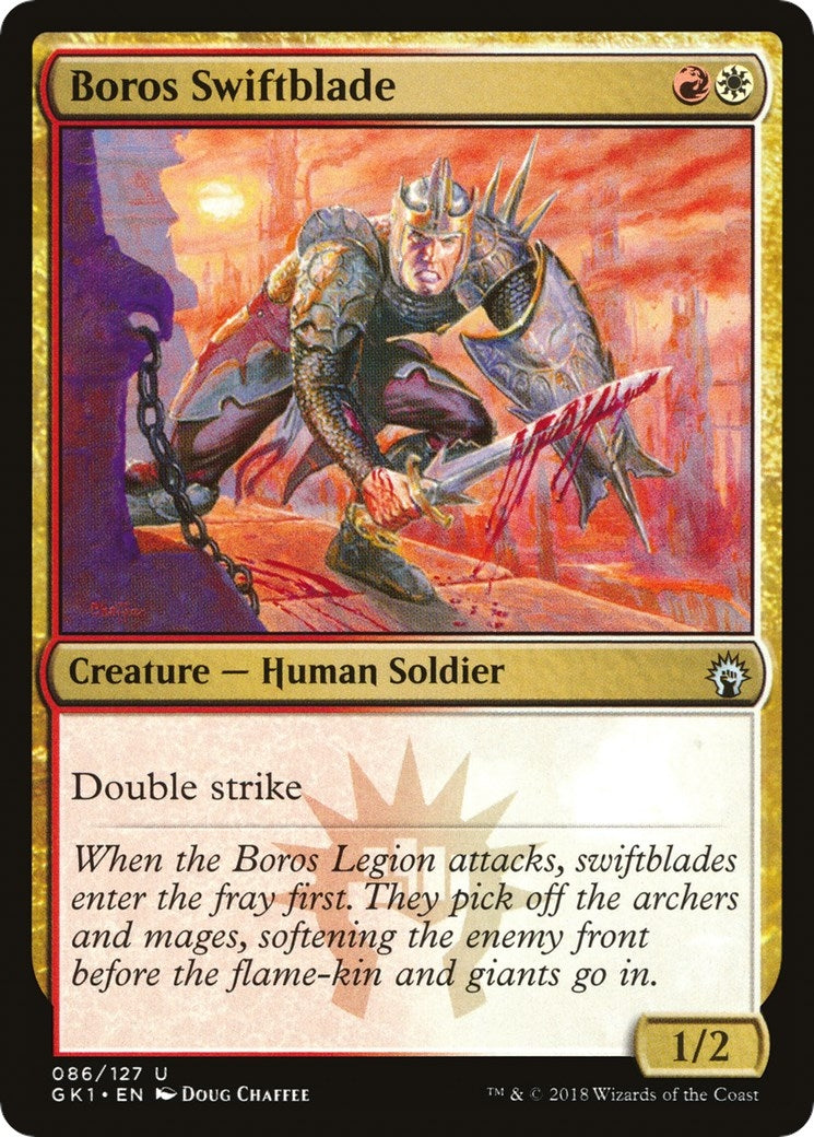 Image for Boros Swiftblade (Guilds of Ravnica: Guild Kits) (86) - Magic: The Gathering