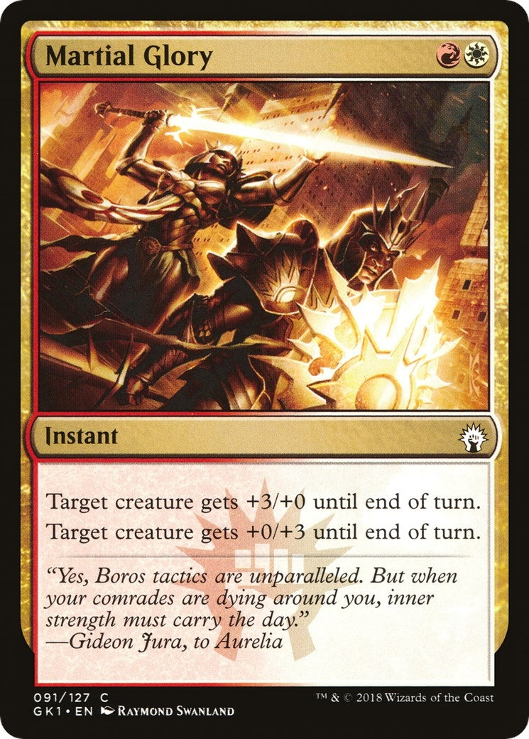 Image for Martial Glory (Guilds of Ravnica: Guild Kits) (91) - Magic: The Gathering