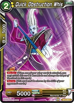 Image for Quick Obstruction Whis (Miraculous Revival) (BT5-090) - Dragon Ball Super: Masters