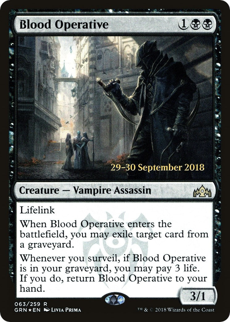 Image for Blood Operative (Prerelease Cards) (63) - Magic: The Gathering