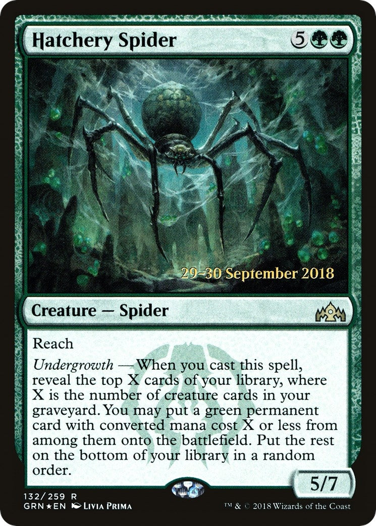 Image for Hatchery Spider (Prerelease Cards) (132) - Magic: The Gathering