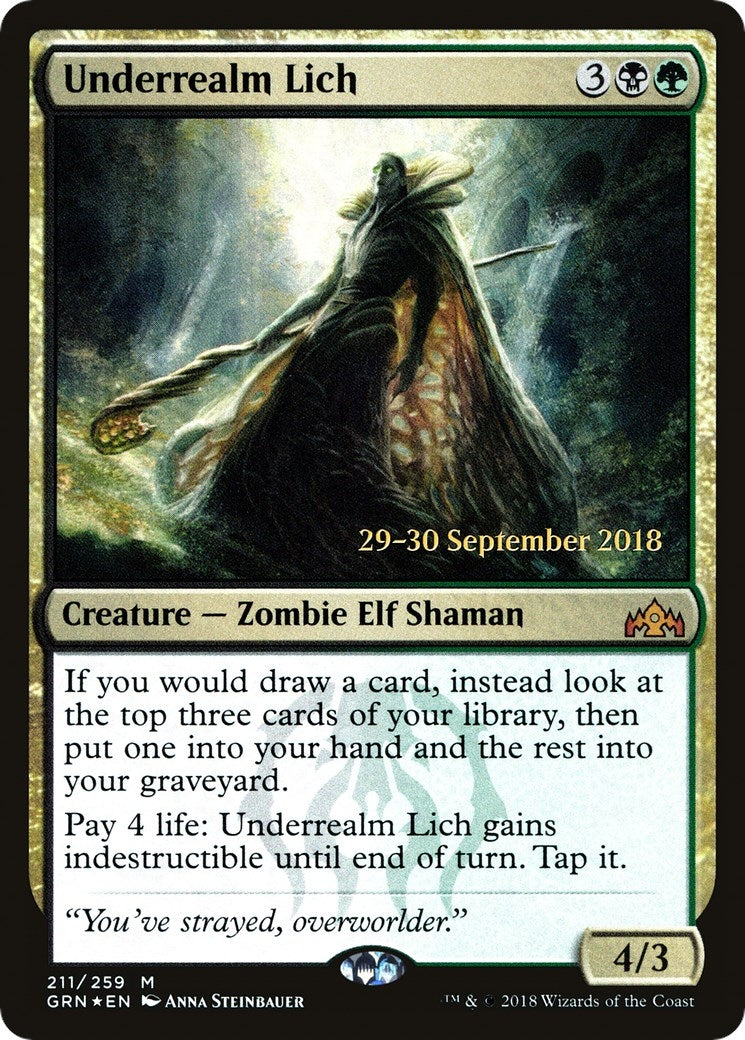 Image for Underrealm Lich (Prerelease Cards) (211) - Magic: The Gathering