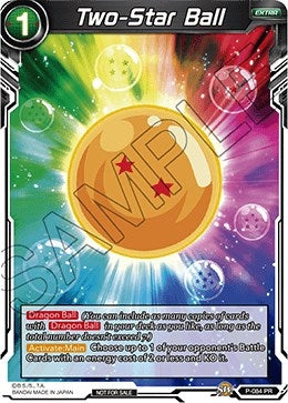 Image for Two-Star Ball (Promotion Cards) (P-084) - Dragon Ball Super: Masters