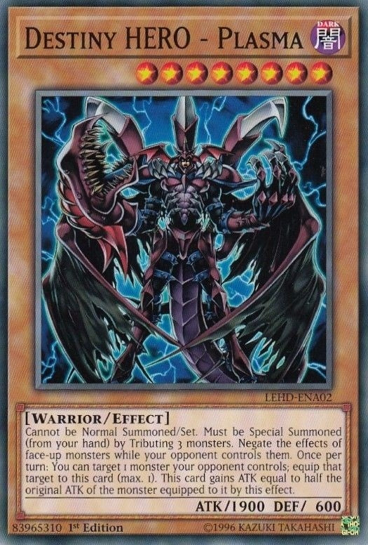 Image for Destiny HERO - Plasma (Legendary Hero Decks) (LEHD-ENA02) - YuGiOh