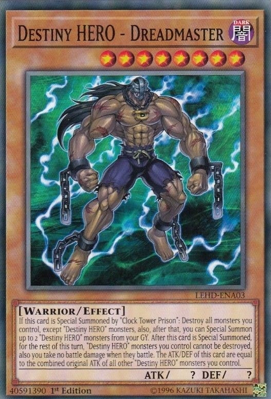 Image for Destiny HERO - Dreadmaster (Legendary Hero Decks) (LEHD-ENA03) - YuGiOh