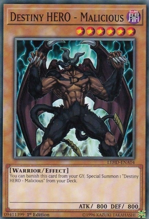 Image for Destiny HERO - Malicious (Legendary Hero Decks) (LEHD-ENA04) - YuGiOh