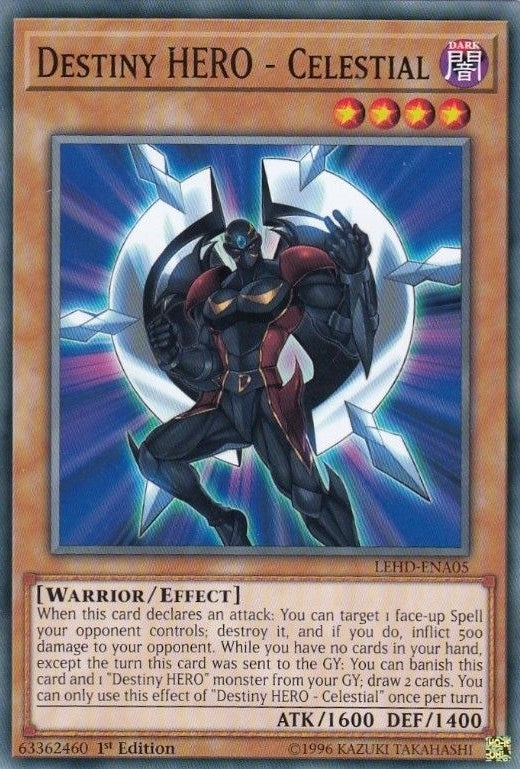 Image for Destiny HERO - Celestial (Legendary Hero Decks) (LEHD-ENA05) - YuGiOh