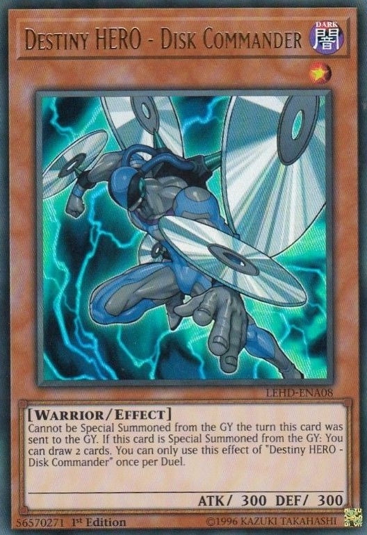 Image for Destiny HERO - Disk Commander (Legendary Hero Decks) (LEHD-ENA08) - YuGiOh