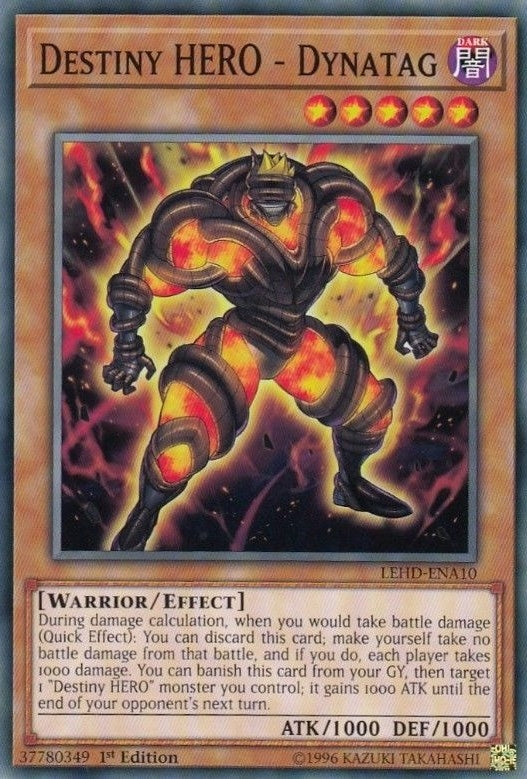 Image for Destiny HERO - Dynatag (Legendary Hero Decks) (LEHD-ENA10) - YuGiOh