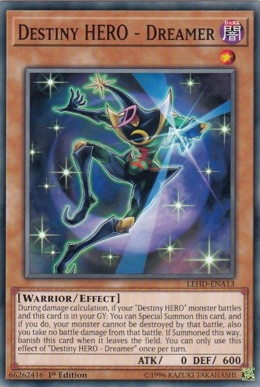 Image for Destiny HERO - Dreamer (Legendary Hero Decks) (LEHD-ENA13) - YuGiOh