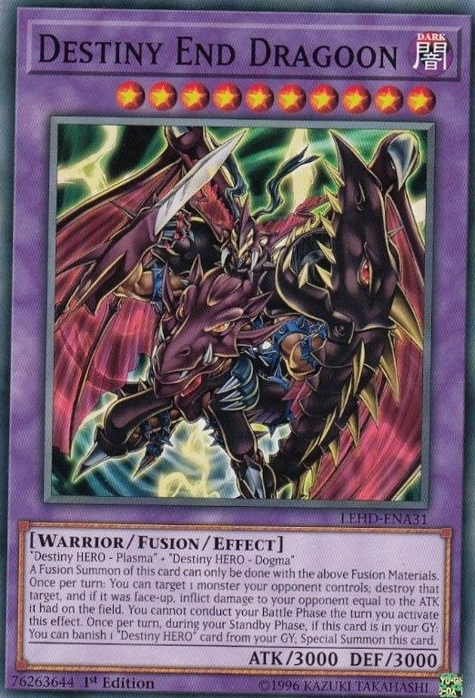 Image for Destiny End Dragoon (Legendary Hero Decks) (LEHD-ENA31) - YuGiOh