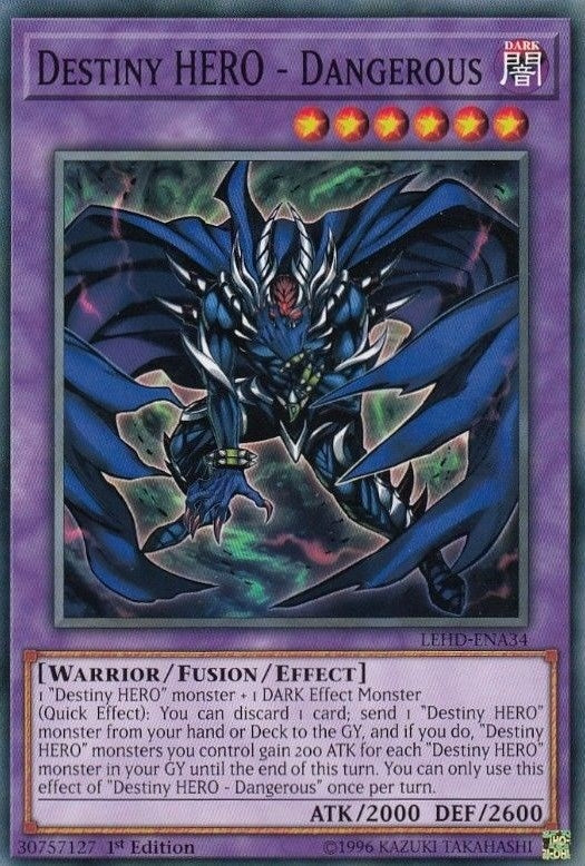 Image for Destiny HERO - Dangerous (Legendary Hero Decks) (LEHD-ENA34) - YuGiOh