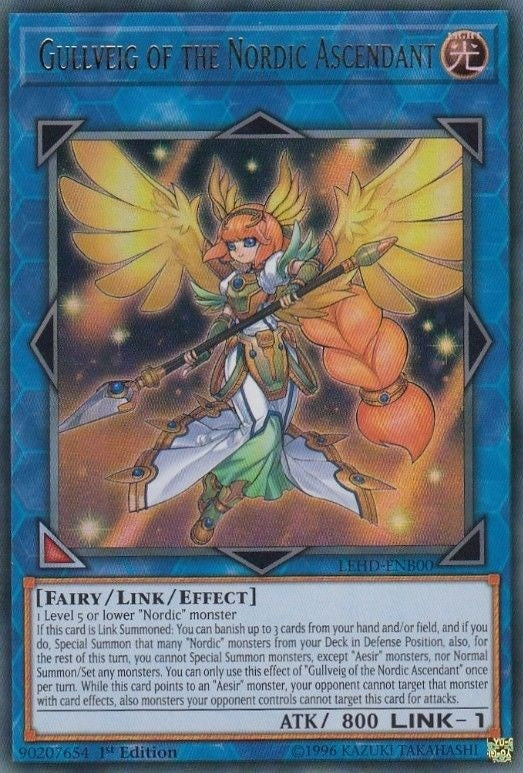 Image for Gullveig of the Nordic Ascendant (Legendary Hero Decks) (LEHD-ENB00) - YuGiOh
