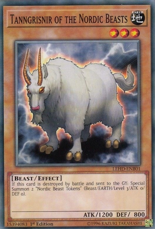 Image for Tanngrisnir of the Nordic Beasts (Legendary Hero Decks) (LEHD-ENB01) - YuGiOh