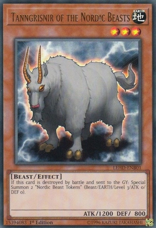 Image for Tanngrisnir of the Nordic Beasts (UR) (Legendary Hero Decks) (LEHD-ENB01) - YuGiOh