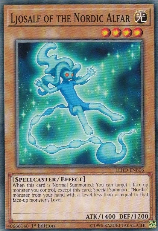 Image for Ljosalf of the Nordic Alfar (Legendary Hero Decks) (LEHD-ENB06) - YuGiOh
