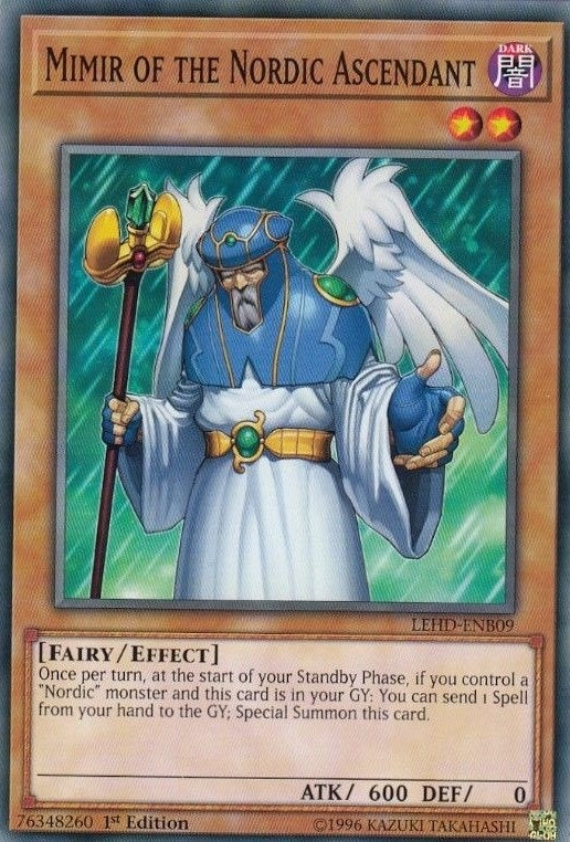 Image for Mimir of the Nordic Ascendant (Legendary Hero Decks) (LEHD-ENB09) - YuGiOh