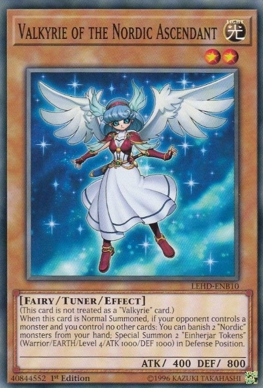 Image for Valkyrie of the Nordic Ascendant (Legendary Hero Decks) (LEHD-ENB10) - YuGiOh