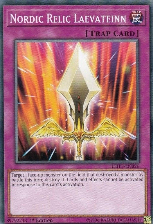 Image for Nordic Relic Laevateinn (Legendary Hero Decks) (LEHD-ENB26) - YuGiOh