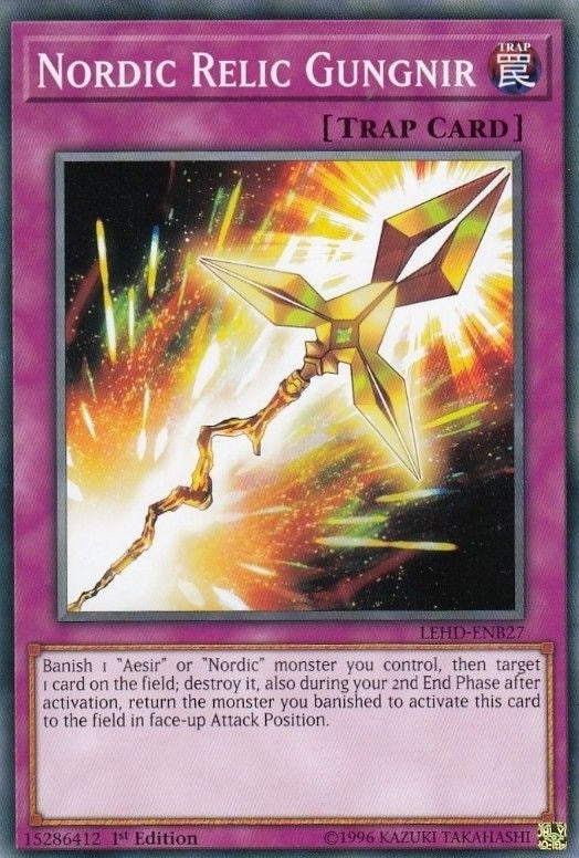 Image for Nordic Relic Gungnir (Legendary Hero Decks) (LEHD-ENB27) - YuGiOh