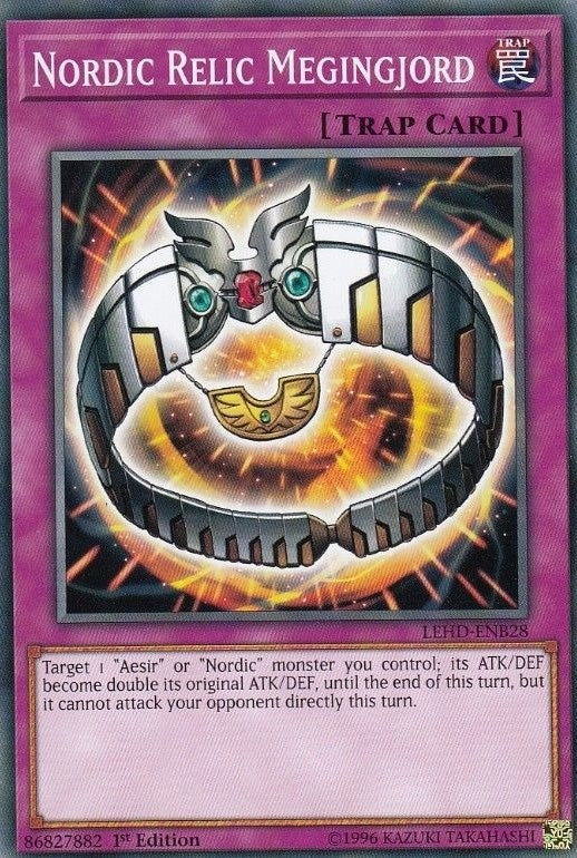 Image for Nordic Relic Megingjord (Legendary Hero Decks) (LEHD-ENB28) - YuGiOh