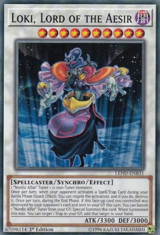 Image for Loki, Lord of the Aesir (Legendary Hero Decks) (LEHD-ENB31) - YuGiOh