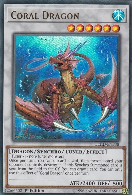 Image for Coral Dragon (Legendary Hero Decks) (LEHD-ENB38) - YuGiOh