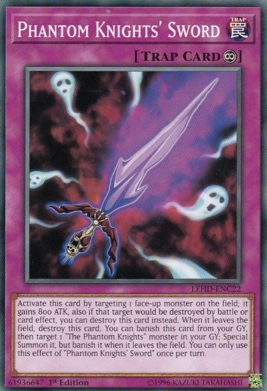 Image for Phantom Knights' Sword (Legendary Hero Decks) (LEHD-ENC22) - YuGiOh